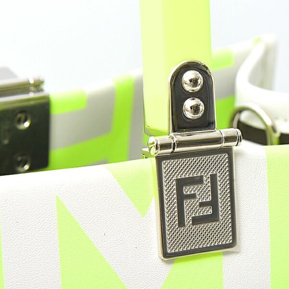 Fendi Women's Sunshine Tote Shoulder Bag Marc Jacobs Collaboration Leather Co... - Picture 5 of 10